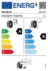 Alternative view of MICHELIN 245 55 R17